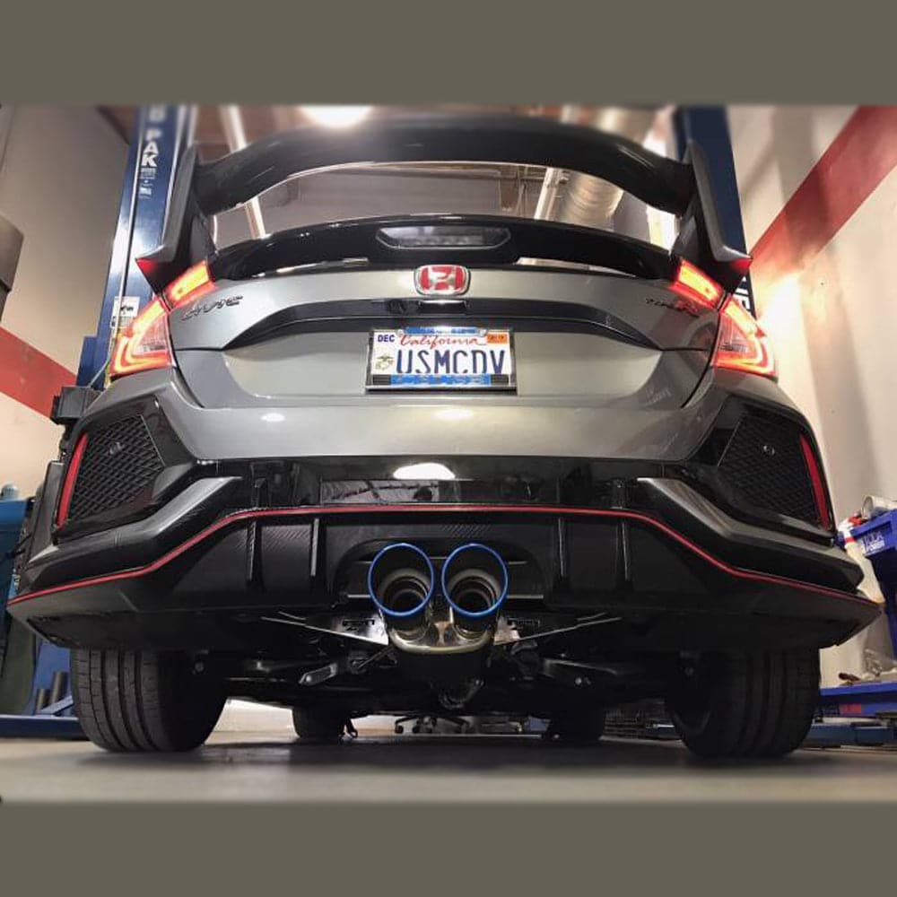 Injen 3in SS Cat-Back Exhaust w/ Dual Burnt Titanium Tips