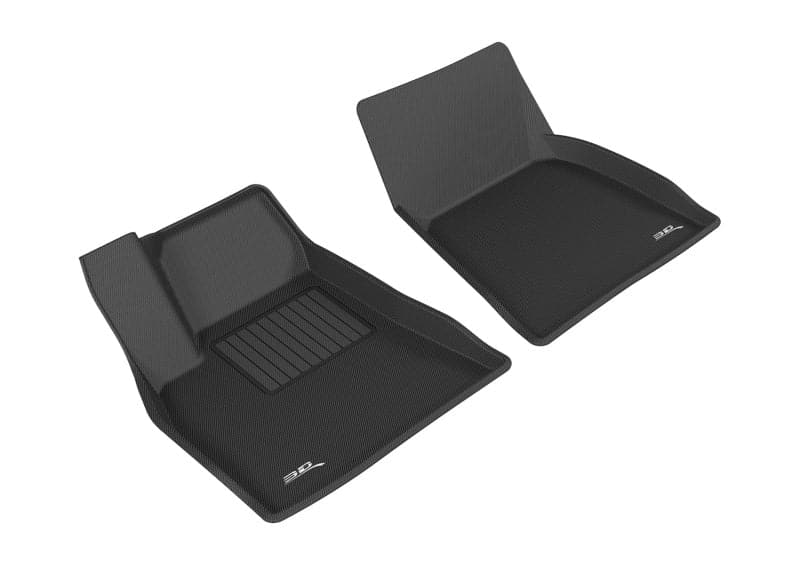 3D MAXpider 2012-2014 Tesla Model S Kagu 1st Row Floormat - Black (L1TL00011509)