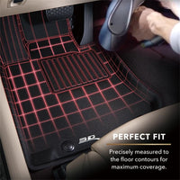 3D MAXpider 2020-2020 Tesla Model Y Kagu 2nd Row Floormat - Black