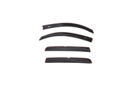 AVS 16-18 Toyota Tacoma Access Cab Low Profile Color Match Ventvisors 4pc - Black