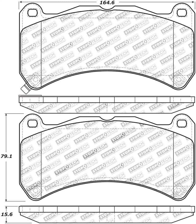 StopTech Performance 18-22 WRX STi Front Brake Pads