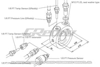 GReddy Universal Oil Filter Block Adapter