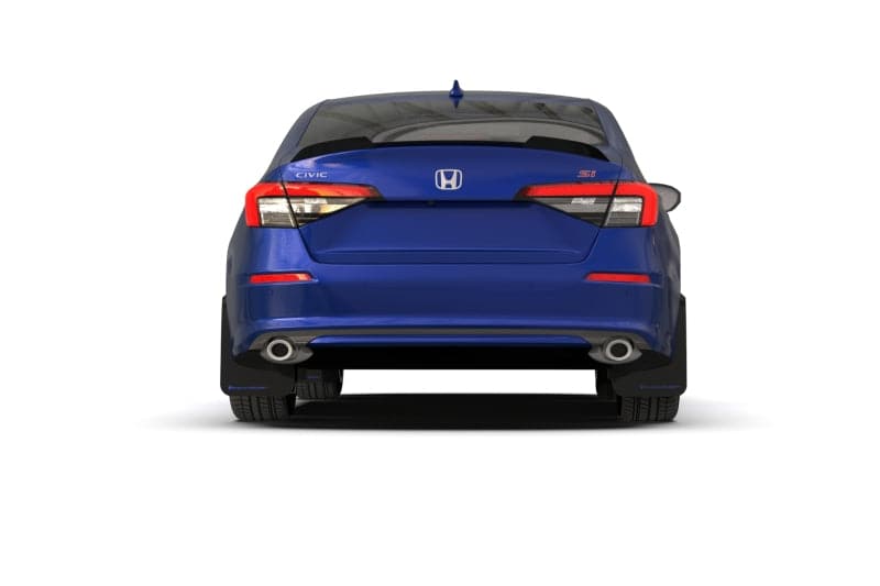 Rally Armor 2022+ Honda Civic (Incl. Si/Sport/Touring) UR Black Mud Flap w/ Red Logo