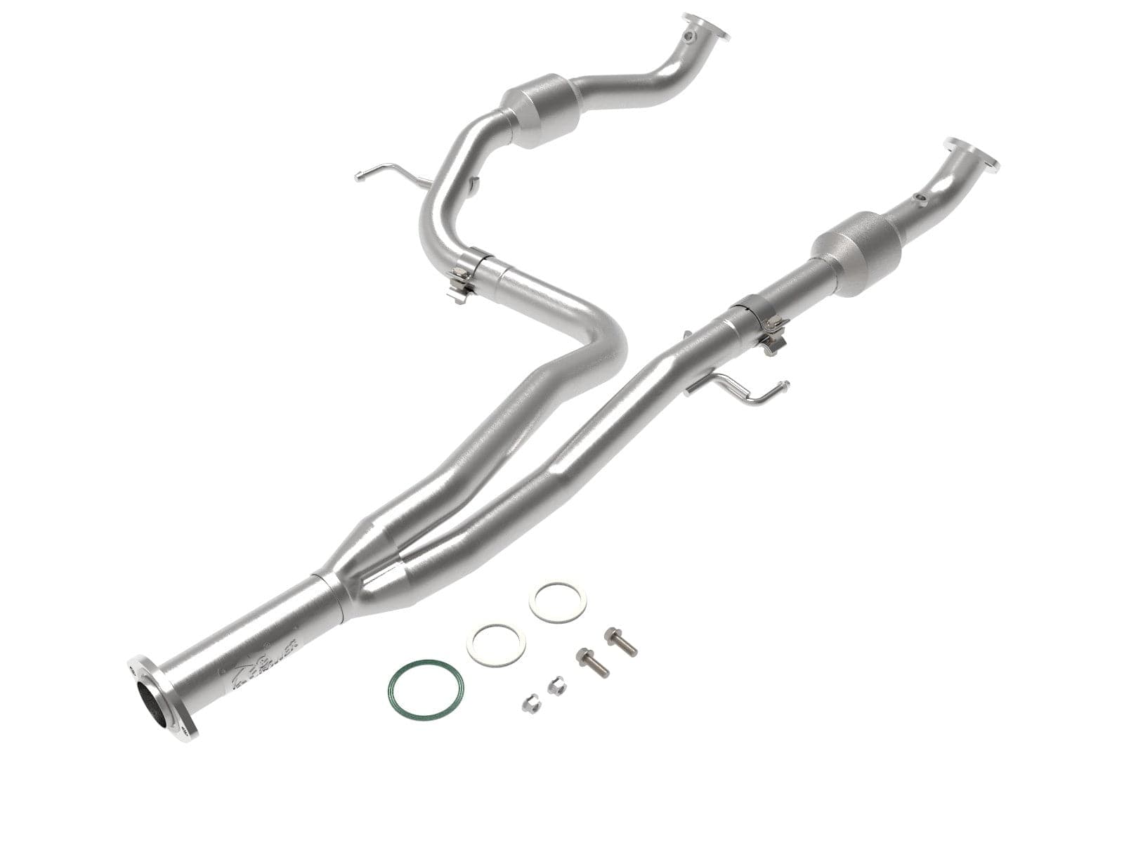 aFe 16-21 Toyota Tacoma Power Twisted Steel Y-Pipe w/ Cat SS V6 3.5L (4WD Only) (afe48-46013-RC)