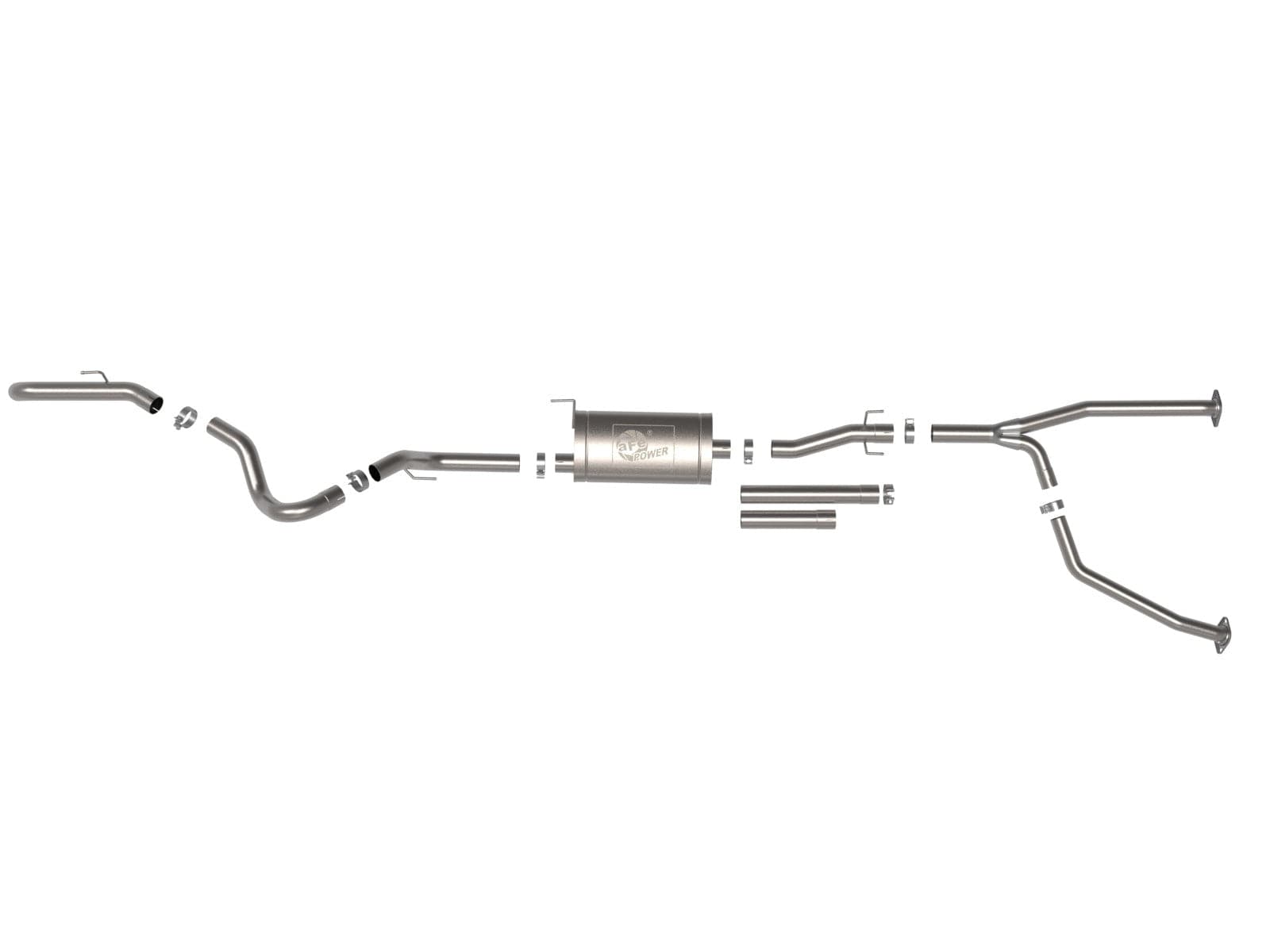 aFe 2022 Tundra V6-3.5L (tt) Apollo GT Series Hi-Tuck 2.5in to 3in 409 SS Cat-Back Exhaust (49-46062)