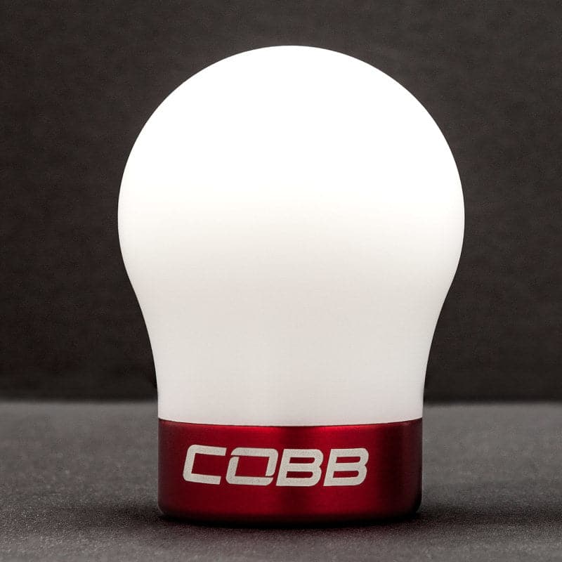 Cobb Volkswagen Red Base White Shift Knob (2V1350-W-RD)