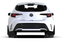 Rally Armor 2019+ Toyota Corolla Hatchback Red UR Mud Flap Black Logo