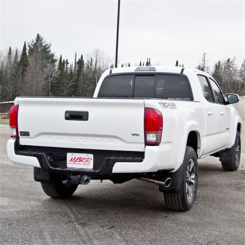 MBRP 2016 Toyota Tacoma 3.5L Cat Back Single Side Exit Aluminized Exhaust System