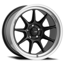 Konig Countergram 17x8 4x100 ET45 Matte Black / Matte Machined Lip