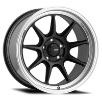 Konig Countergram 15x8 4x100 ET25 Matte Black / Matte Machined Lip