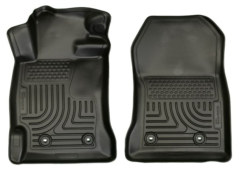 Husky Liners 13-16 Scion FR-S / 13-20 Subaru BRZ / 17-20 Toyota 86 Weatherbeater Black Front Floor Liners (18831)