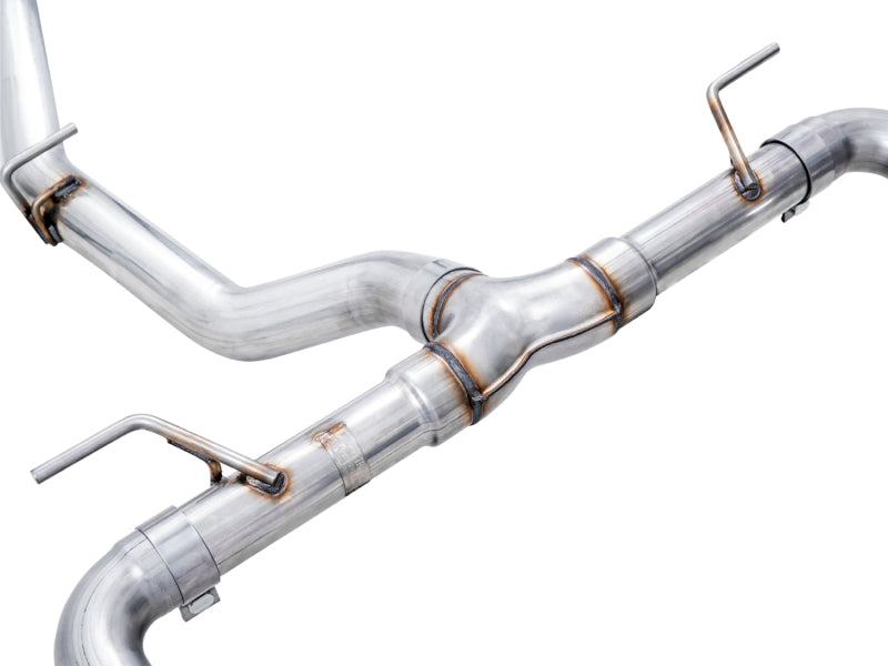 AWE Subaru BRZ/ Toyota GR86/ Toyota 86 Track Edition Cat-Back Exhaust- Chrome Silver Tips