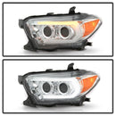 Spyder 16-18 Toyota Tacoma Signature (SR5 Model) Projector Headlights- Chrome