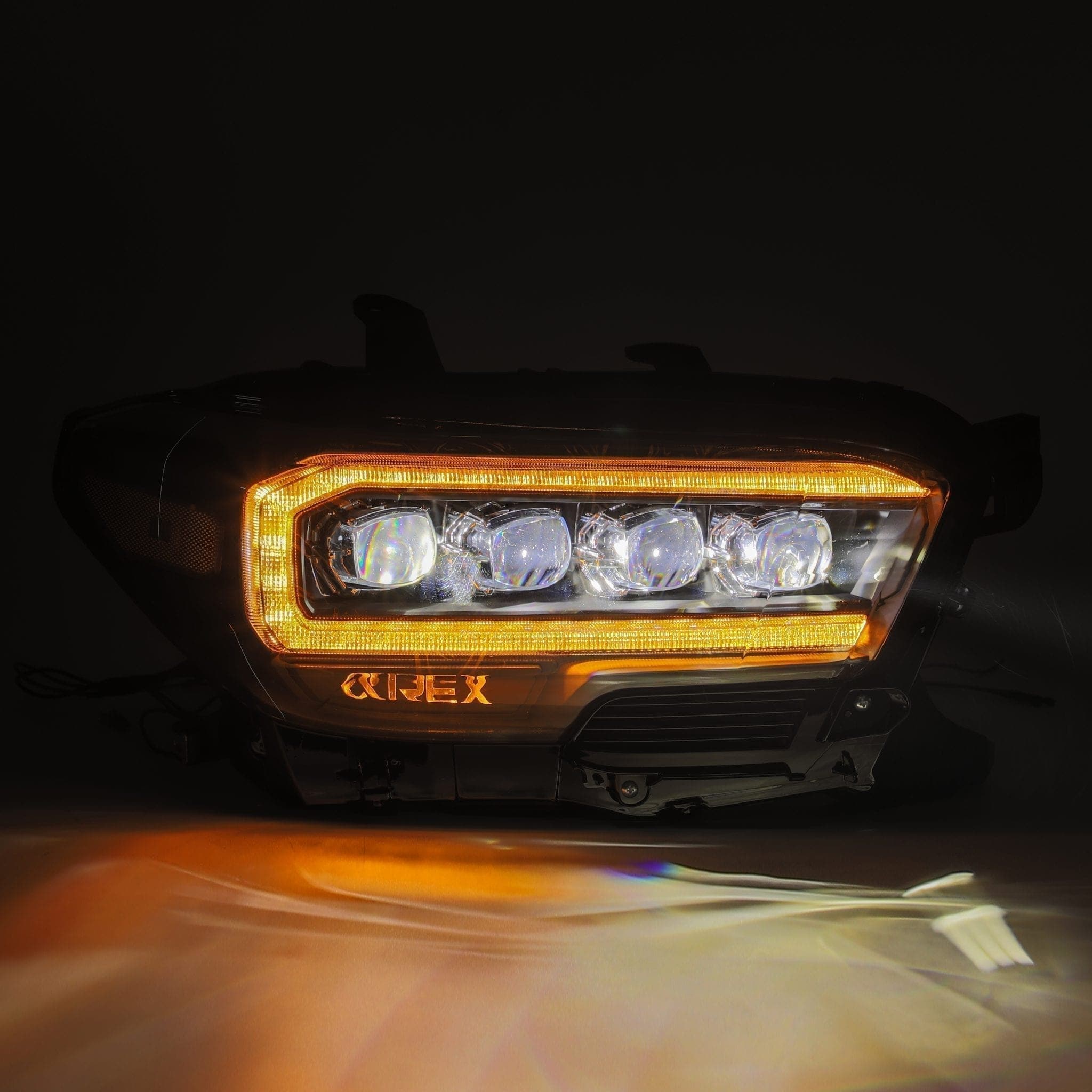 Toyota Tacoma NOVA LED Projector Headlights Plank Style Chrome w/Activation Light