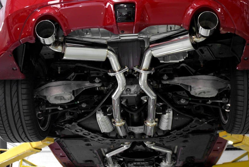 AP 09+ Nissan 370Z Catback Titanium Tips Exhaust