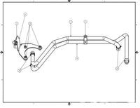 PRL Motorsports Helix Air Oil Separator Installation Kit for 2016-2021 Honda Civic 1.5T (PRL-AOS-INSTALL-HC10)