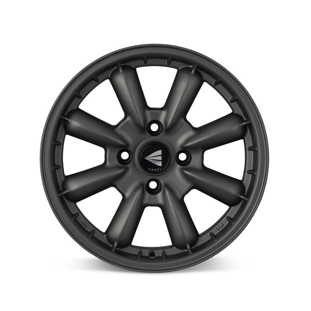 Enkei Compe 15x8 0mm Offset 4x114.3 Bolt Pattern 72.6mm Bore Dia Matte Gunmetal Wheel (477-580-4800)