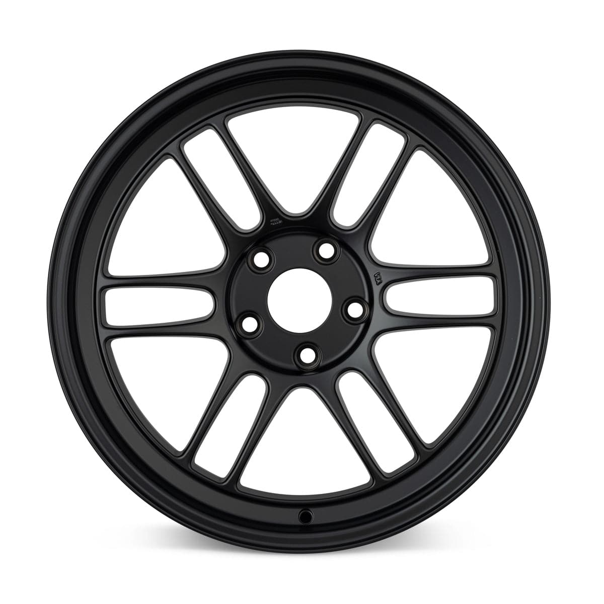 Enkei RPF1 18x9 5x114.3 35mm Offset 73mm Bore Black Wheel G35/350z (3798906535BK)