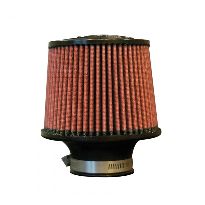 Injen High Performance Air Filter - 2.50 Black Filter 6 Base / 5 Tall / 5 Top (X-1012-BR)