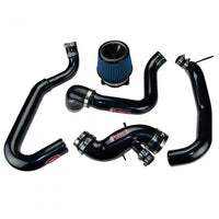 Injen 03-07 Mitsubishi Evo 8/9/MR Cast Aluminum Intake System w/ Full Intercooler Piping Black Short Ram Intake