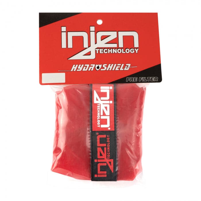 Injen Red Water Repellant Pre-Filter fits X-1022 6-1/2in Base / 8in Tall / 5-1/2in Top (1038RED)