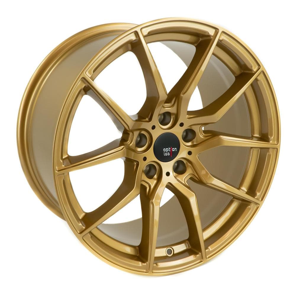 Option Lab R716 Top Secret Gold Wheel in 18x9.5 +35 5x114.3 (73.1mm)