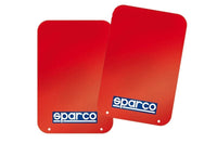 Sparco Mud Flap Pair Red