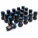 Rays Black 14x1.50 Formula FN-II Lug Nut Set 20 Special Lugs w. Blue Cap