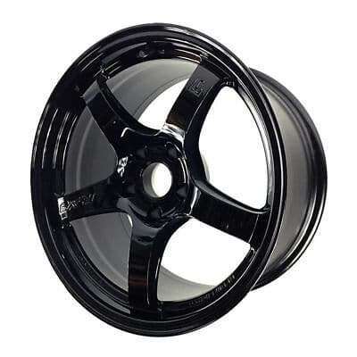 Gram Lights 57CR 17x9 +22 5x114.3 Glossblack Wheel