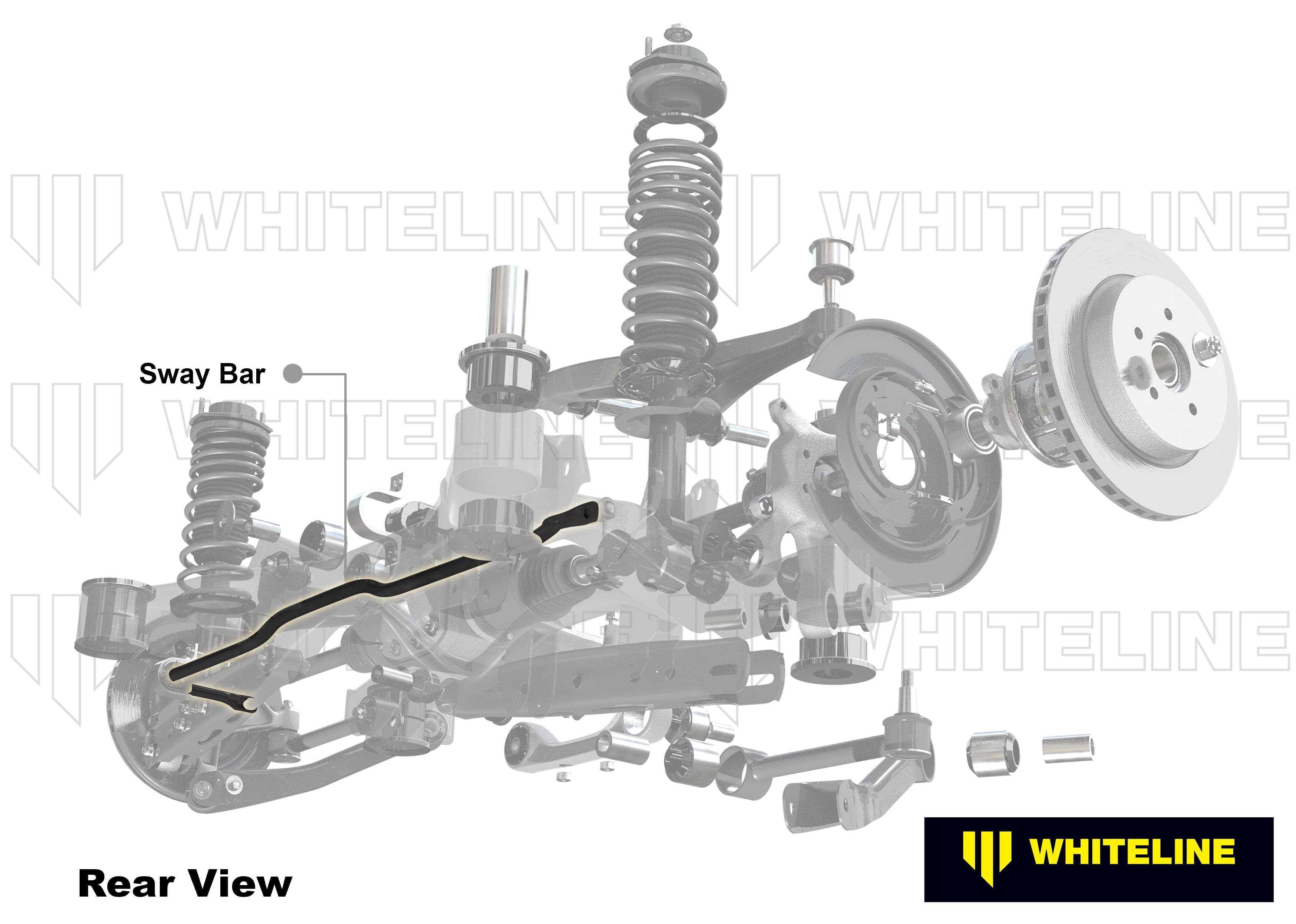 Whiteline 17+ Tesla Model 3 Rear 20mm X Heavy Duty Adjustable Swaybar