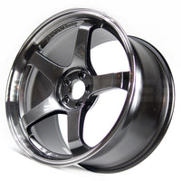 Advan GT 18x8 +45 5-100 Machining/Racing Metal Black Wheel