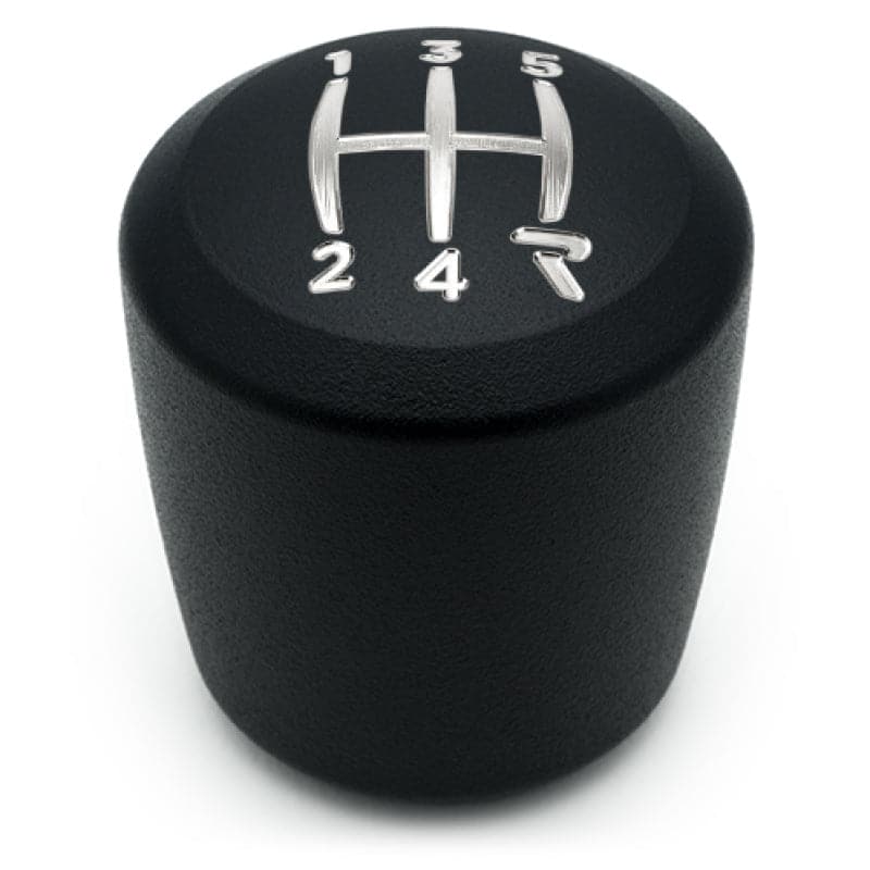 Raceseng Ashiko Shift Knob (Gate 4 Engraving) M12x1.25mm Adapter - Black Texture