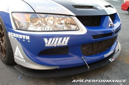 APR Performance Carbon Fiber Wind Splitter With Rods Evolution 8 2003-2005