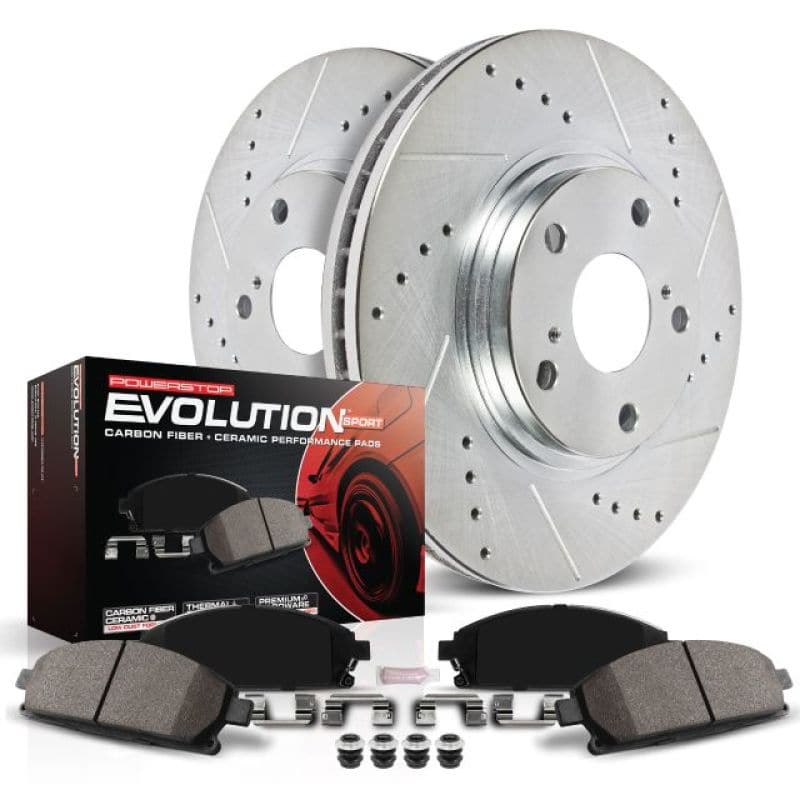 Power Stop 13-16 Subaru BRZ Rear Z23 Evolution Sport Brake Kit (K4631)