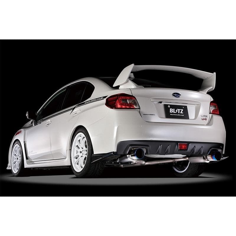 Blitz Nur-Spec F-Ti Cat-Back Exhaust - 15+ Subaru WRX & WRX STI