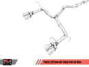 AWE Tuning Subaru WRX/STI VA/GV Sedan Track Edition Exhaust - Chrome Silver Tips (102mm)