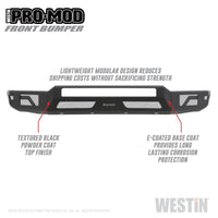 Westin 16-20 Toyota Tacoma Pro-Mod Front Bumper