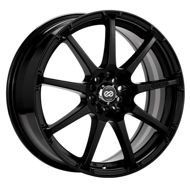 Enkei EDR9 16x7 5x100/114.3 45mm Offset 72.6 Bore Diameter Black Wheel (enk441-670-0245BK)