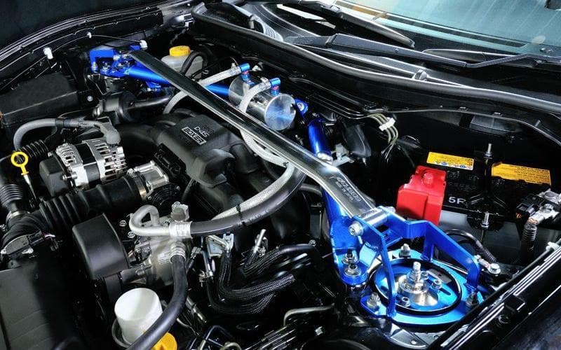 Cusco Power Brace Engine Room Bars for the BRZ & FR-S