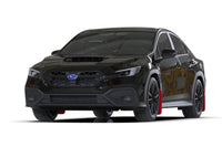 Rally Armor 2022+ Subaru WRX Red UR Mud Flap w/ White Logo