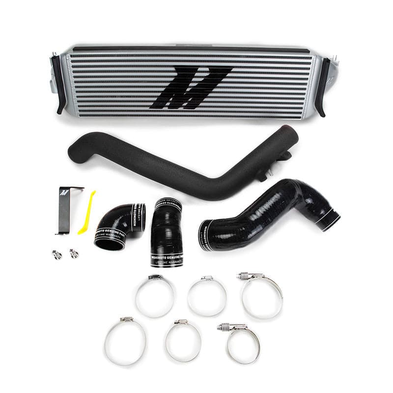 Mishimoto 2017+ Honda Civic Type R Performance Intercooler Kit - Silver Core Black Piping (MMINT-CTR-17KSLWBK)