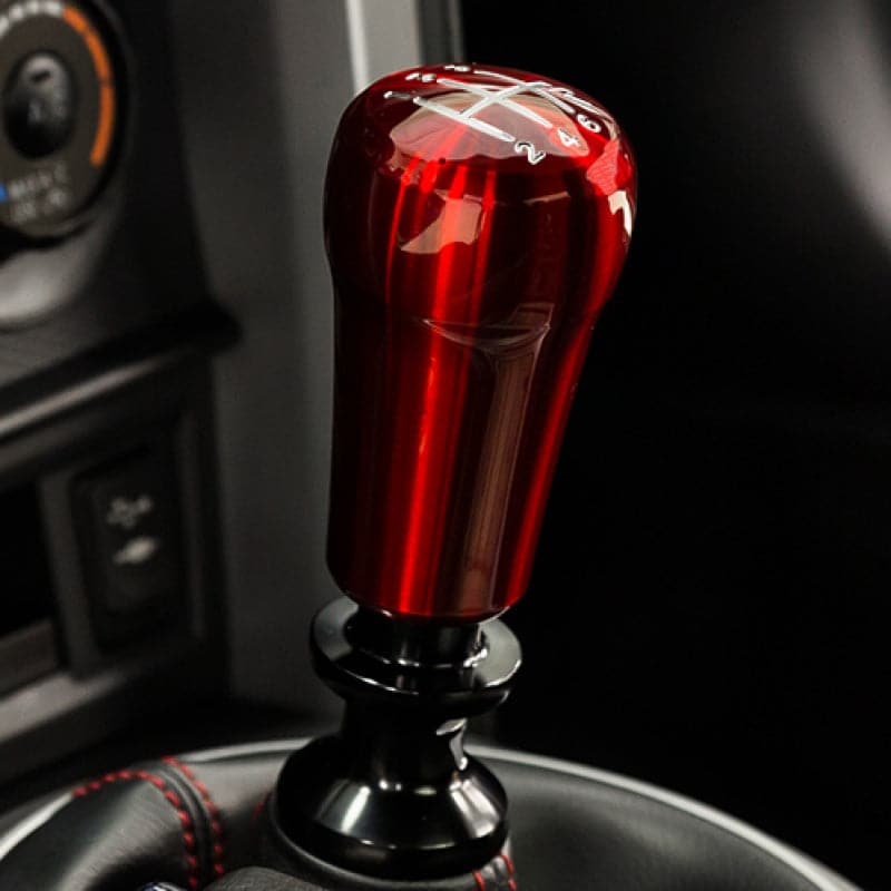 Raceseng Rondure Shift Knob (Gate 3 Engraving) M12x1.25mm Adapter - Red Translucent