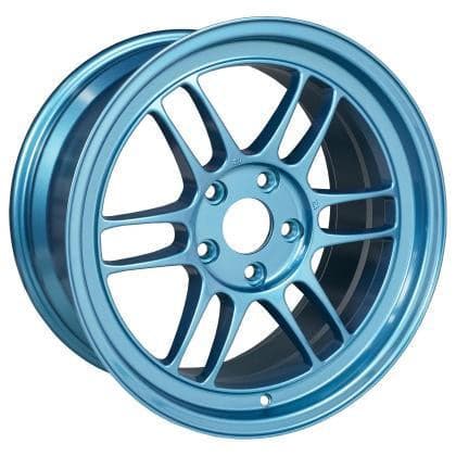 Enkei RPF1 17x9 5x114.3 45mm Offset 73mm Bore Emerald Blue Wheel