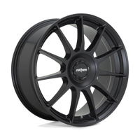 Rotiform R168 DTM Wheel 19x8.5 5x108/5x114.3 35 Offset - Satin Black