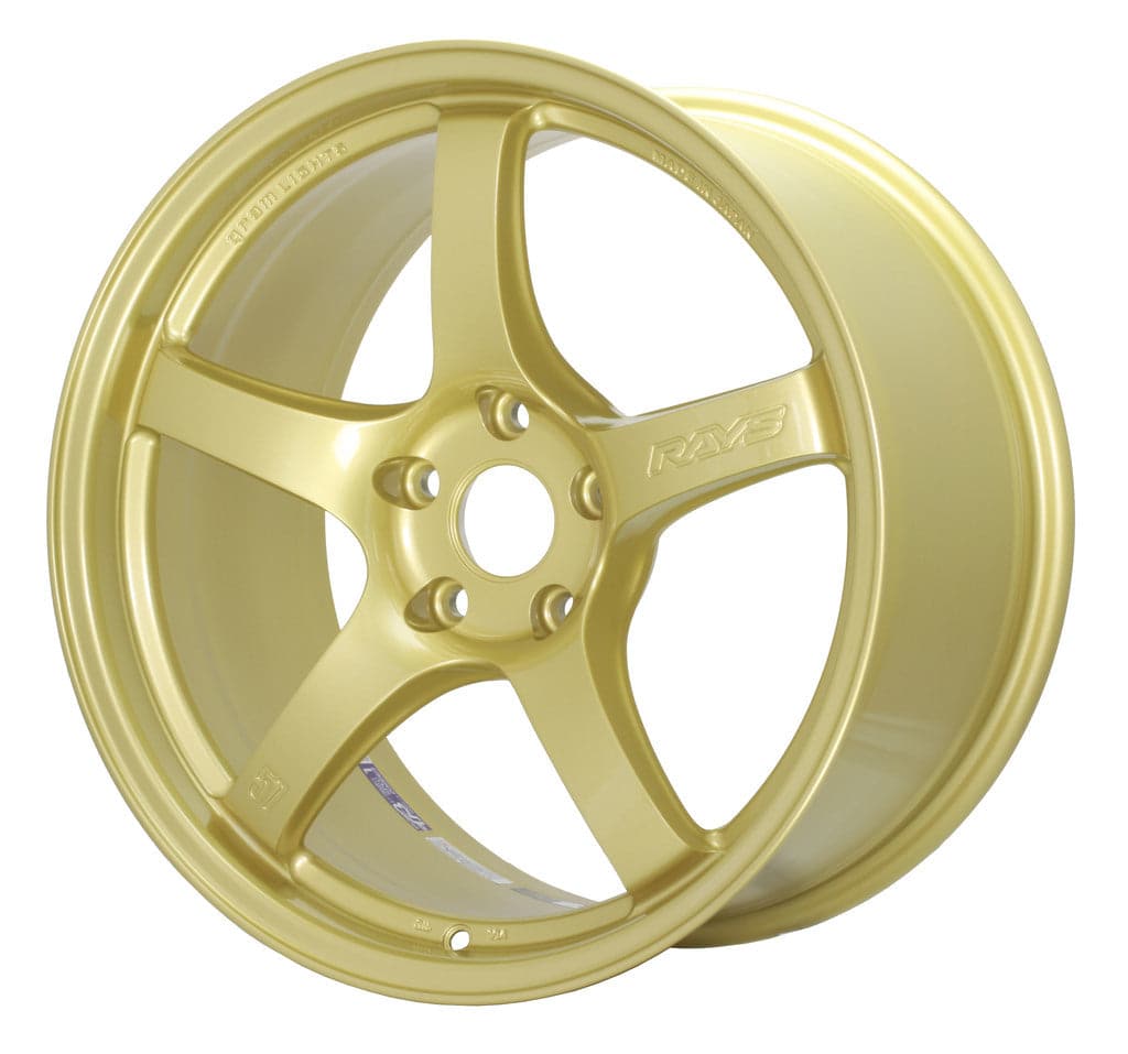 Gram Lights 57CR 18X9.5 +38 5x114.3 Wheel in E8 Gold