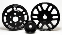 Go Fast Bits Pulley Set Includes 3 Pulleys - Crank, Alternator & Water Pump Pulleys - BRZ & FR-S 13