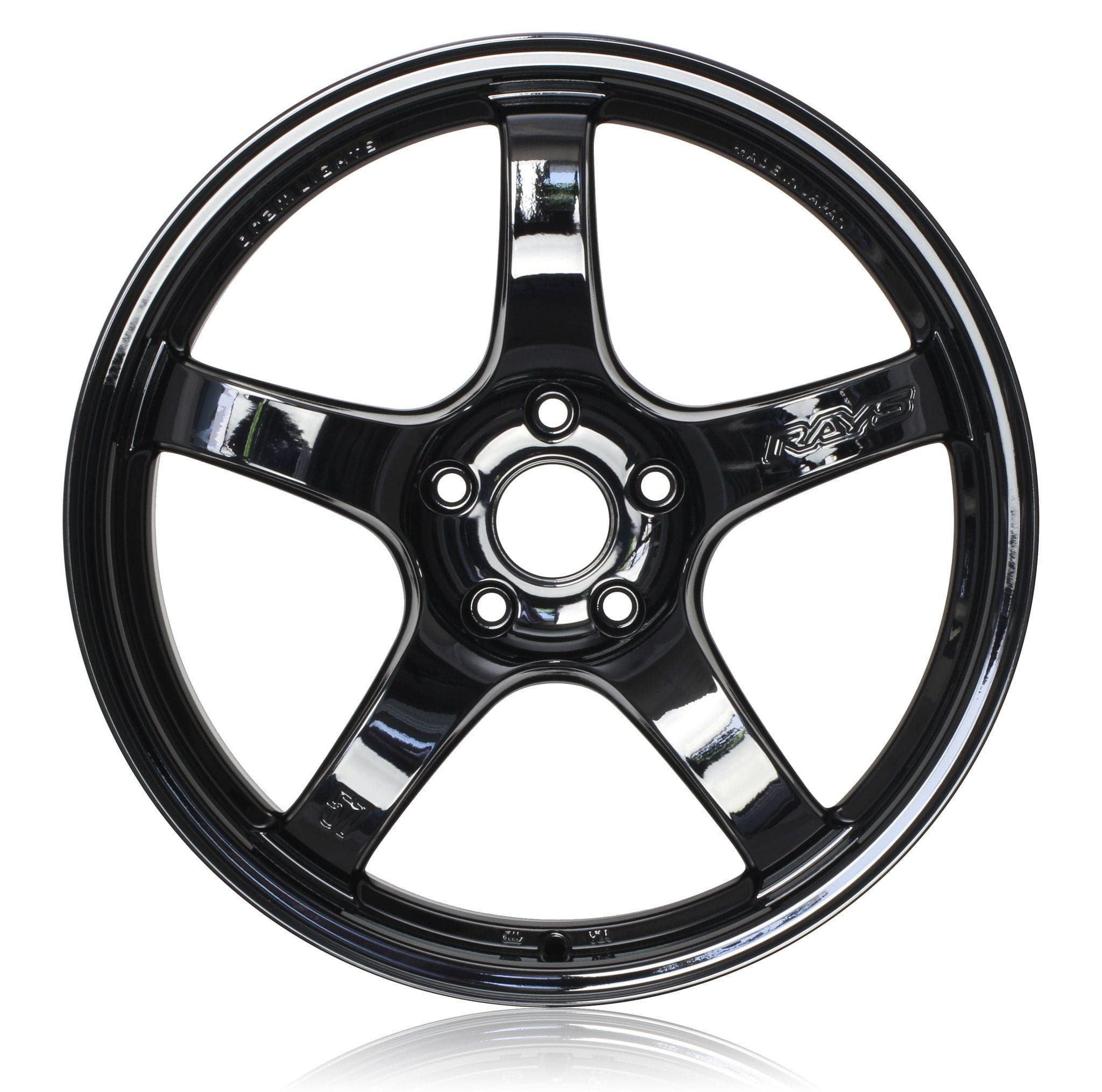 Gram Lights 57CR 18X9.5 +38 5x100 in Gloss Black Wheel