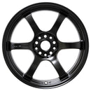 Gram Lights 57DR 18X9.5 +38 5-114.3 in Semi Gloss Black