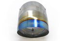 GReddy Burnt Titanium Turndown Muffler Tip - 105mm Diameter 150mm Length