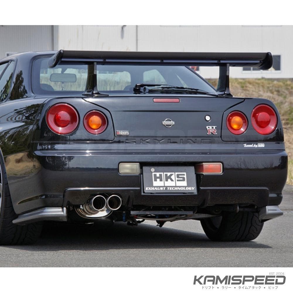 HKS 2SX Exhaust System | Nissan Skyline GT-R BNR34